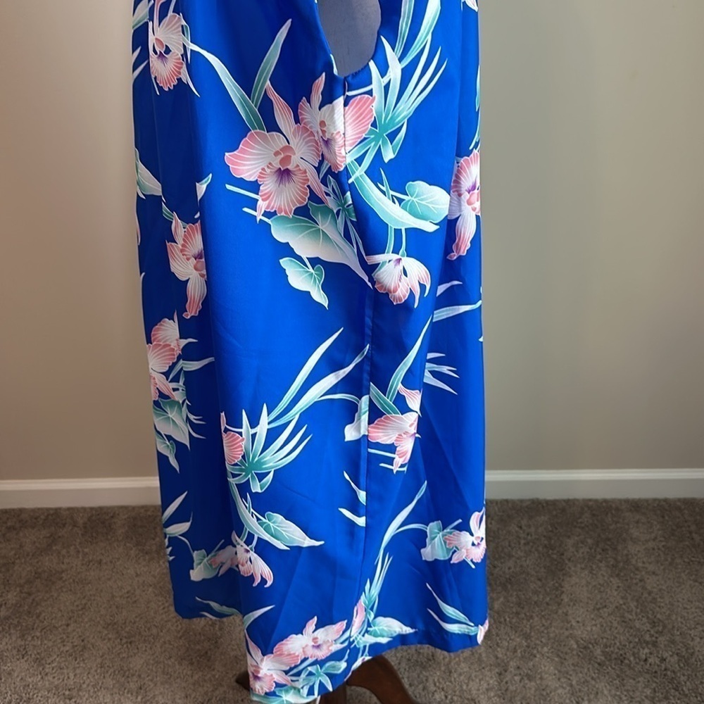 Vintage Kailua Sportswear Hawaiian Sleeveless Floral Dress Size 2XL GUC - Picture 7 of 17